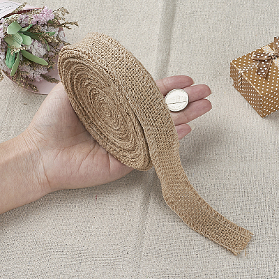 Braided Burlap Ribbon OCOR-TAC0001-01A-1