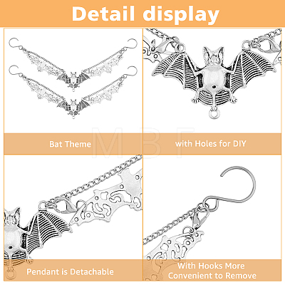 Alloy Bat Link Shoe Decoration Chain FIND-AB00006-1