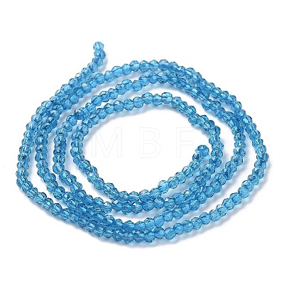 Transparent Glass Beads Strands GLAA-H021-03-12-1