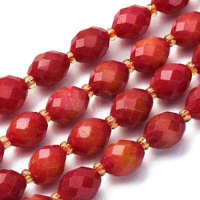 Natural White Jade Beads Strands G-D305-B01-01L-1