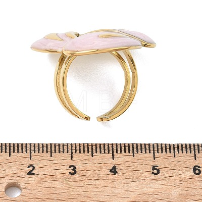 304 Stainless Steel Cuff Open Rings for Women RJEW-F207-02G-02-1