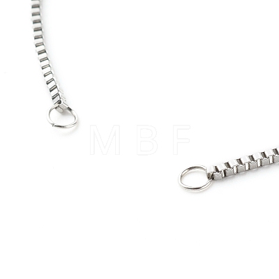 316 Surgical Stainless Steel Box Chains Bracelet Making AJEW-JB01065-1