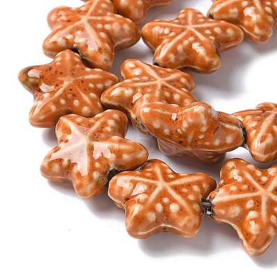 Ocean Series Handmade Porcelain Beads PORC-R002-05-08-1