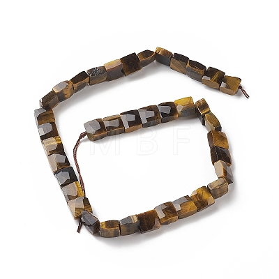 Natural Tiger Eye Beads Strands G-G996-A08-1