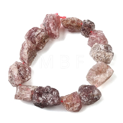 Natural Strawberry Quartz Beads Strands G-S386-C13-1