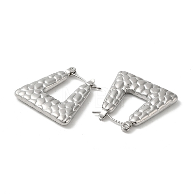 304 Stainless Steel Hoop Earrings for Women EJEW-Z026-27P-1