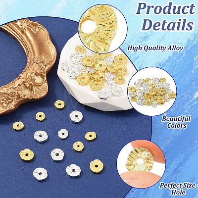 40Pcs 4 Styles Alloy Beads FIND-YW0012-92-1