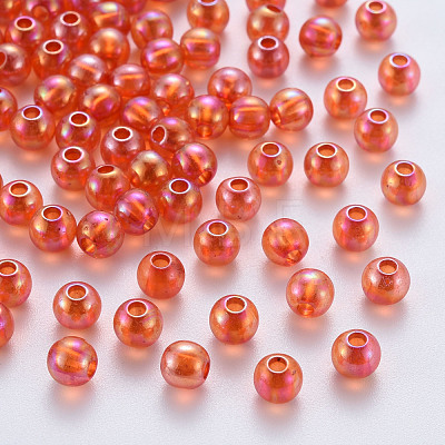 Transparent Acrylic Beads MACR-S370-B6mm-726-1