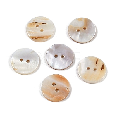 Freshwater Shell Buttons SHEL-K009-04-1