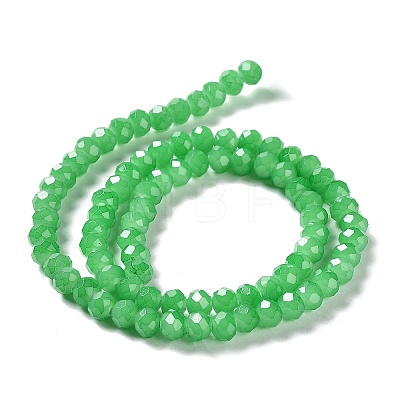 Baking Painted Imitation Jade Glass Bead Strands DGLA-A034-J10mm-A10-1