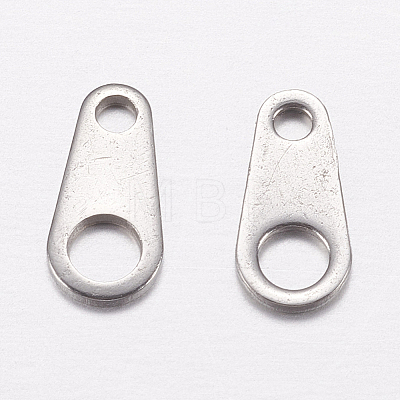 201 Stainless Steel Chain Tabs STAS-I097-035C-P-1