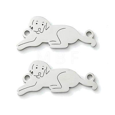 201 Stainless Steel Connector Charms STAS-U003-06P-1