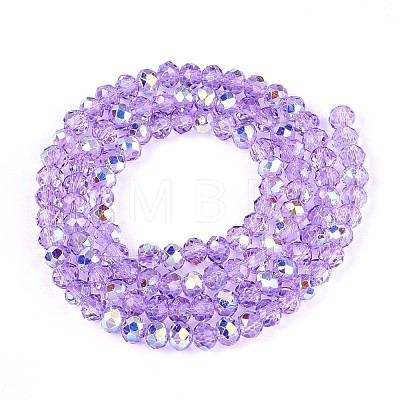 Transparent Glass Beads Strands LS-EGLA-N016-3mm-03-1