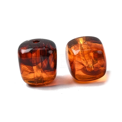 Opaque Acrylic Beads X-OACR-D320-01A-1