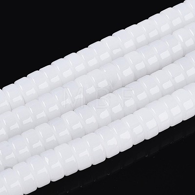 Imitation Jade Glass Beads Strands GLAA-N026-3x6mm-J01-1