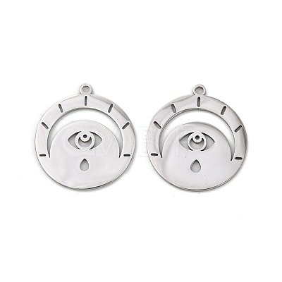 201 Stainless Steel Pendants LS-STAS-U052-02B-P-1