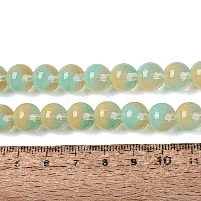 Acrylic Imitation Cat Eye Beads Strands OACR-Q197-01C-10-1