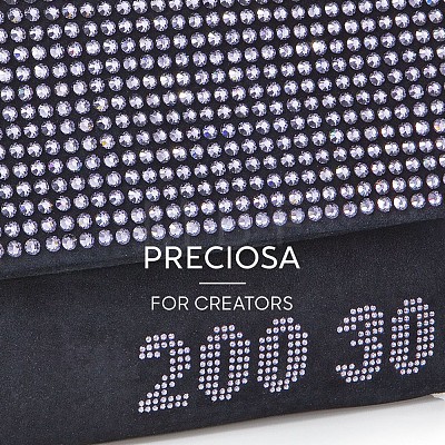 Preciosa® MAXIMA Crystal No Hotfix Flatback Stones Y-PRC-NSS12-00030-486-1