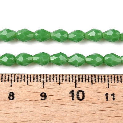 Opaque Solid Color Beads Strands EGLA-N013-P4mm-D04-1