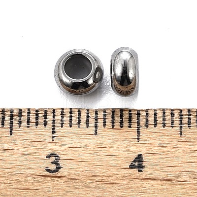 304 Stainless Steel Beads STAS-S103-18A-P-1