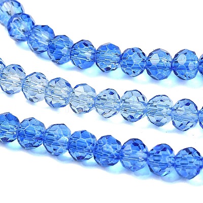 Transparent Painted Glass Beads Strands LS-DGLA-A034-T3mm-A01-1