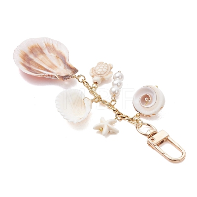Shell Pendant Decorations HJEW-TA00476-1