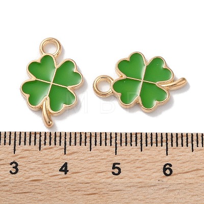 Alloy Enamel Pendants ENAM-O001-03D-G-1