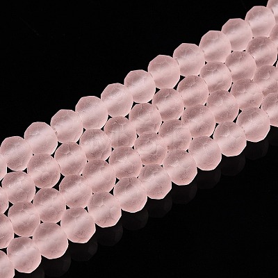 Transparent Glass Beads Strands EGLA-A044-T6mm-MD22-1