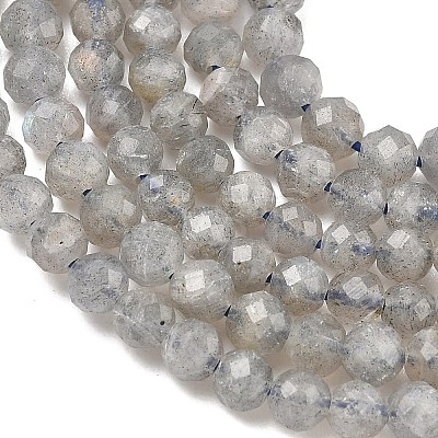 Natural Labradorite Beads Strands G-L642-F07-4mm-1