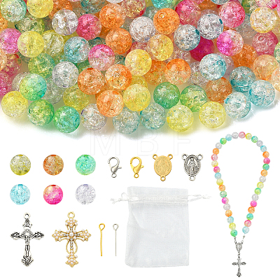 Religion DIY Pendant Decoration Making Kits DIY-YW0018-34-1
