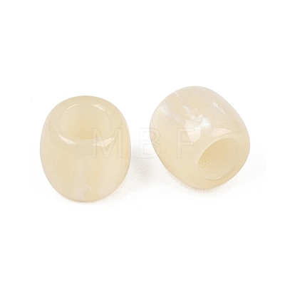 Opaque Resin European Beads RESI-C070-03-1