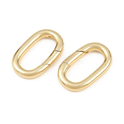 Brass Spring Gate Rings KK-H292-58A-G-1