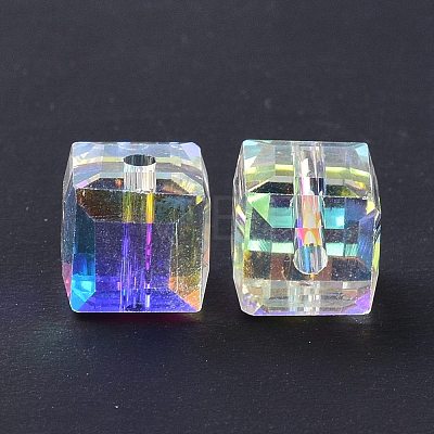 Imitation Austrian Crystal Beads SWAR-F074-8x8mm-32-1