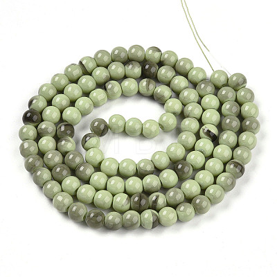 Baking Paint Glass Beads X1-DGLA-N013-8mm-05-1