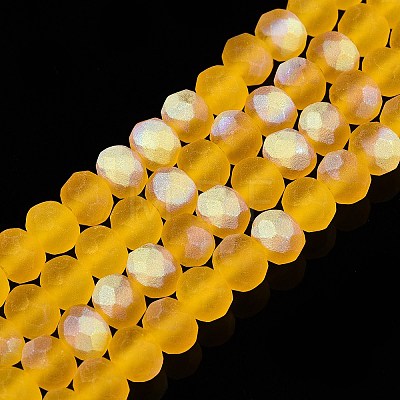 Transparent Glass Beads Strands LS-EGLA-A044-T6mm-MB05-1