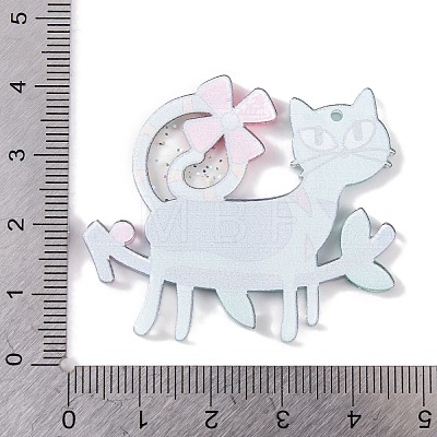 Cat Theme Acrylic Pendants MACR-U003-06C-1