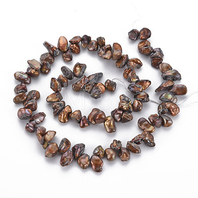 Natural Keshi Pearl Beads Strands PEAR-S021-013A-06-1