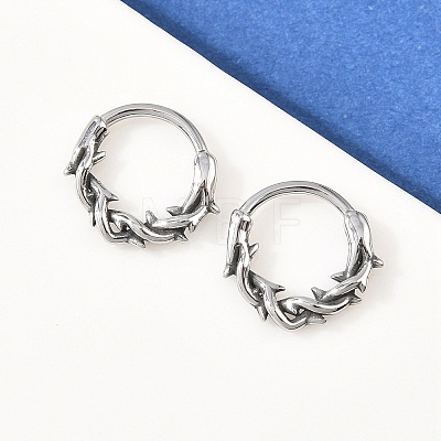 316 Stainless Steel Cartilage Earrings AJEW-C044-16D-AS-1
