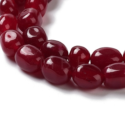 Natural White Jade Beads Strands G-E614-B01-07-1