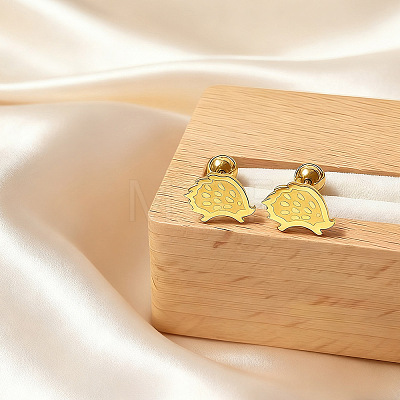 304 Stainless Steel Stud Earrings WGC3500-07-1