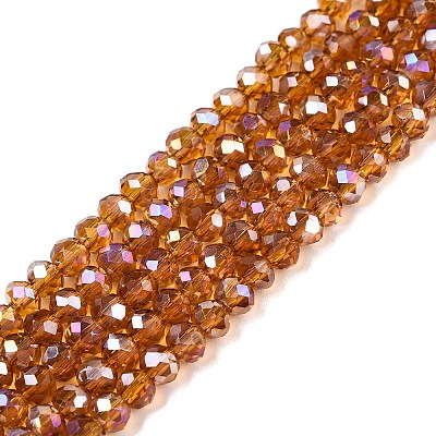 Electroplate Glass Beads Strands LS-EGLA-A044-T3mm-B04-1