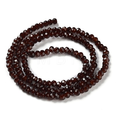 Baking Paint Imitation Jade Glass Bead Strands DGLA-A034-J2MM-A11-1