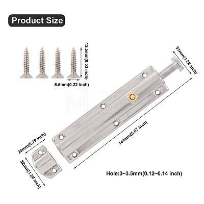 304 Stainless Steel Spring Locks Set SW-TAC0001-22C-P-1