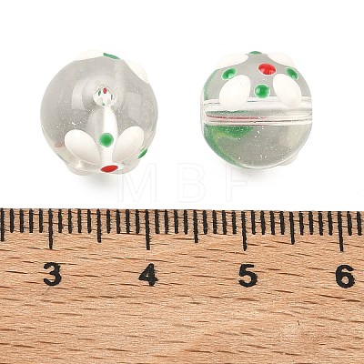 Transparent Glass Enamel Beads GLAA-P078-01A-07-1