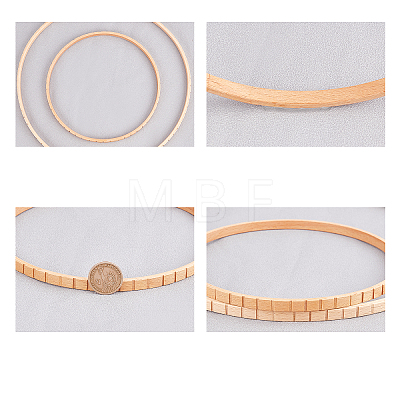  Round Ring Wooden Knitting Looms Tool TOOL-NB0001-59-1