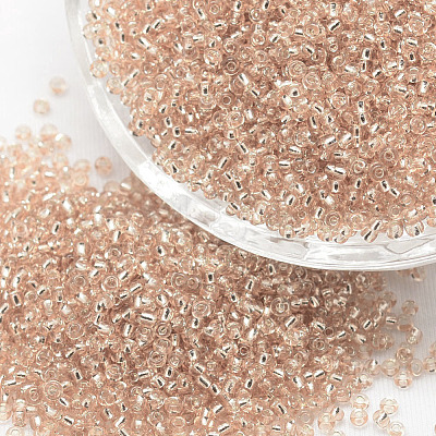 6/0 Transparent Glass Round Seed Beads SEED-J010-F6-L36-1
