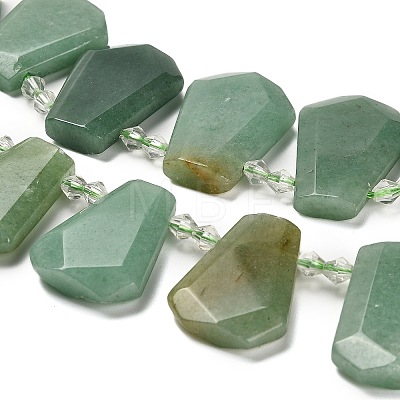 Natural Green Aventurine Beads Strands G-H078-A04-01-1