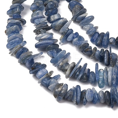 Natural Kyanite/Cyanite/Disthene Chip Beads Strands G-E271-78-1