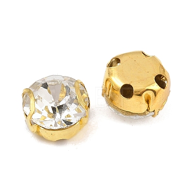 Flat Round Sew on Rhinestone Montee Beads STAS-B107-01D-01G-1