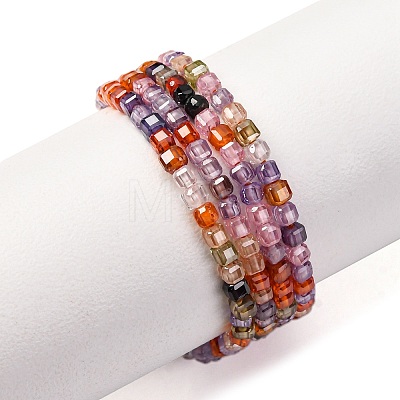 Cubic Zirconia Bead Strands ZIRC-P109-01A-12-1